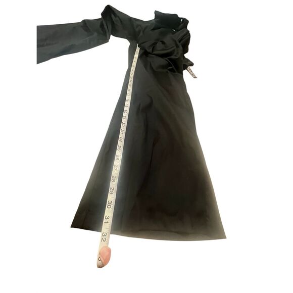 NY & Co Sleeveless/Collard /Belted/Wide Leg jumpsuit Black/White Sz L NWT - Picture 6 of 7